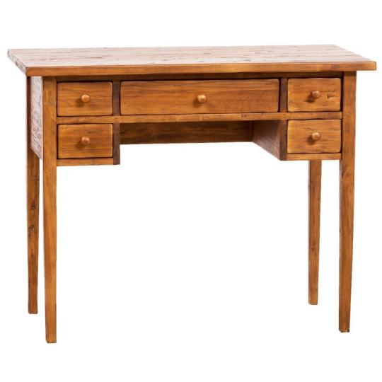 hneda klasicky pisaci stol masivny stredomorsky provensalsky patinovany rustikalny stol kancelaria pracovna home office nabytok toskansky styl country toskansky.jpg